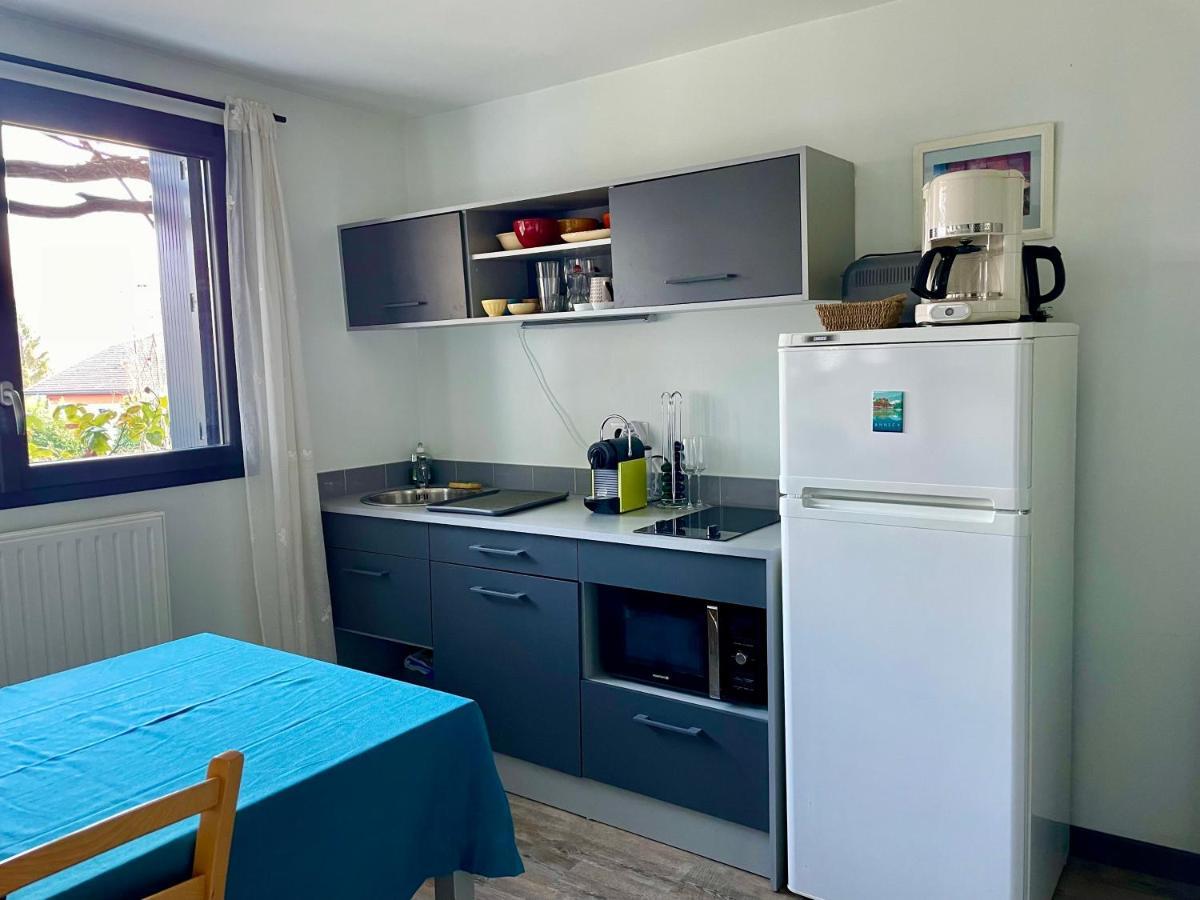 Appartement Independant 30 M² A 500M Du Lac, 2 Velos Et Parking Fournis Sévrier Exteriör bild